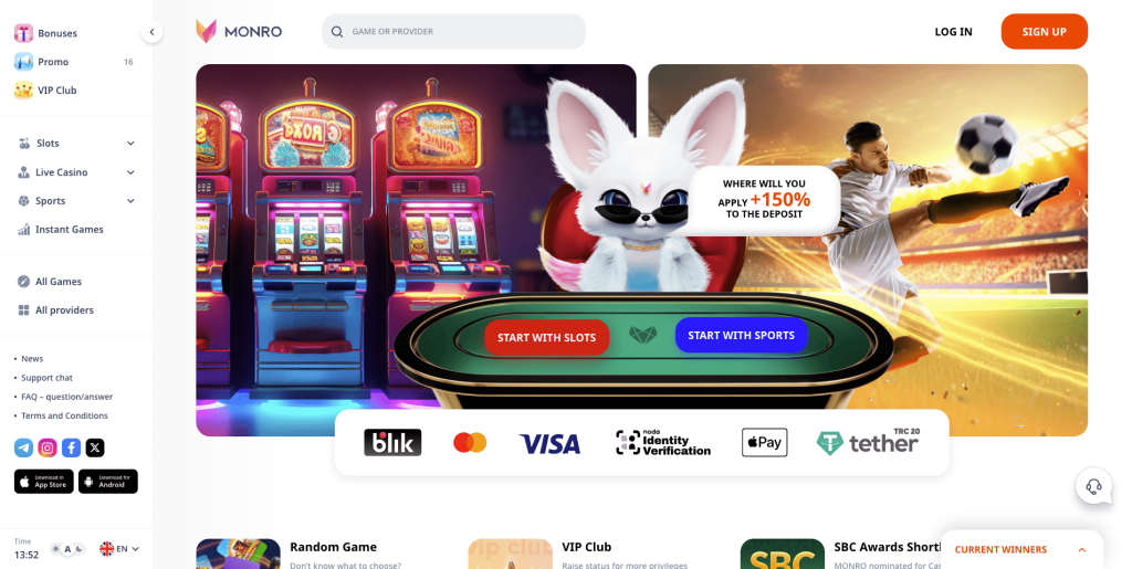 Monro casino Polska